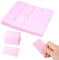 900 Stück Fusselfrei Nagel Wattepads, Fusselfreie Nageltücher für Vorbereitung und Abschluss der Nail Art Maniküre, Nagellackentferner Wattepads Nail Wipes Pads (Rosa)