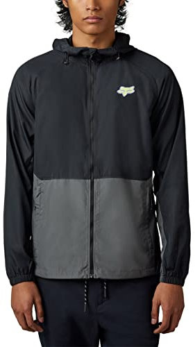 Fox Herren Übergangsjacke Title Sponsor Windbreaker, Größe:L, Farben:Black