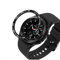 GIOPUEY Schutzring Kompatibel mit Samsung Galaxy Watch 4 Classic 46mm, Bezel Ring Bezel Styling Lünette Schutz hülle, Schutzring aus Aluminiumlegierung aus Metall - A-Black