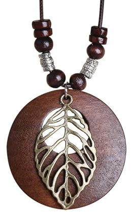 Roontin Long Necklaces for Women - Handmade Boho Jewelry Set with Unique Pendant | Chunky Costume Necklaces