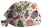 AIchenYW Verstellbar Arbeitskappe Baumwolle Staubkappe Unisex Scrub Cap Damen Herren Kopfhaube Einheitsgröße Bandana Cap Anti-Staub Chefkoch (DE/NL/SE/PL, Alphanumerisch, Einheitsgröße, B103)
