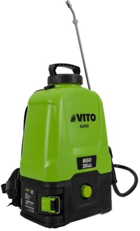 VITO – Pulverizador a batería 20 V – 5 bar 16 L sin batería de litio ni cargador vegetal, jardín
