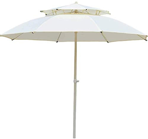 Garten-Sonnenschirme Für Den Außenbereich, Doppel-Sonnenschirm Für Den Außenbereich, Für Hinterhof, Pool, Rasen Und Garten – Schirmschirme Mit Kurbellift, Wasserdichter Uv-Schutz Ohne Sockel