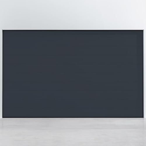 HORI® Sektionaltor Komplettset | Gedämmtes Garagentor 40 mm | Inkl. Antrieb, Zarge & Handsender | Modernes & Platzsparendes Garagentor I Anthrazit Ral7016 I Größe 2500 mm x 2500 mm
