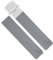 INSTR Sport-Silikon-Armband für Tissot Touch T013 T047 T-Sport T013420A T047420A T33 Wasserdichtes Uhrenarmband(Gray silver1 21mm)
