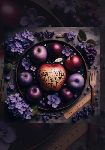 Night Apple is Poison Apple Notebook / Journal / Notebook / Diary
