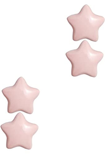 OSALADI 4stücke Keramik Möbelknöpfe Sternform Kreative Und Zarte Schubladengriffe Für Möbel Schränke Und Kommoden