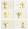 12 Weihnachtskarten Set Klappkarten mit Umschlägen Karte Himmlische Weihnachtsgrüße Karten Umschlag glanz Frohe Weihnachten Merry Christmas xmas süße Engel Baby Weihnachtskarte Weihnachtsengel
