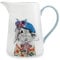Mikasa x Tipperleyhill Fine China Jug, Large Jug for Water, Milk & Juice, Stylish Tableware with Rabbit Print, 1,2L, Dishwasher Safe & Gift Boxed