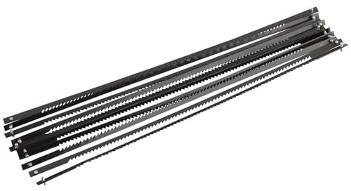 AMK® Draper Coping Saw Blades Pack of 10 15 TPI Fine Tooth Blade For Wood & Plastic Cutting Woodworking