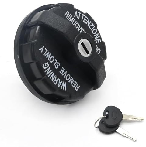 LINGLW Abschließbarer Tankdeckel Öleinfülldeckel für Ford Focus MK3 2010-2017 MK2 2004-2012 MK1 1998-2004