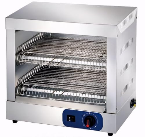 Cleiton® Tostador Doble Industrial | Horno Industrial para Hostelería | Tostador Profesional para Bares y Restaurantes