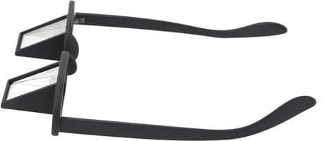 Lesebrille, Prismenbrille, 90 Grad, zum Schlafen beim Fernsehen, Prisma-Gläser, horizontaler Spiegel, besseres Angeln,