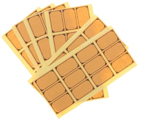 Gadpiparty Wine Labels for Bottles Kraft Paper Sticker Self-Adhesive Wine Bottle Stickers