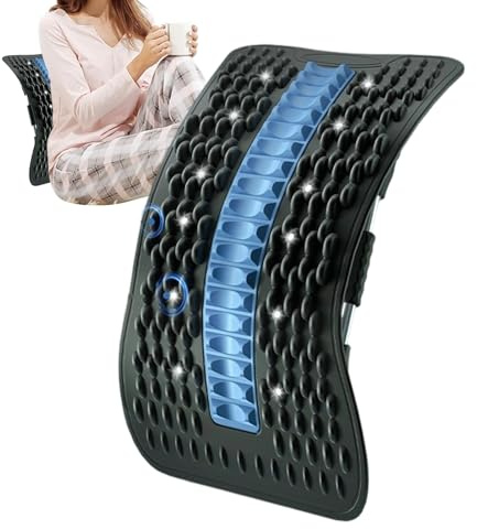 Rückenbogen Stretcher Einstellbare Ergonomische Entlastungsmassage | Lendenstützbrett Wirbelsäulenstrecker Für Frauen und Männer, Heimfitness, Reisen, Yoga, Pilates, Training und