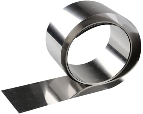Rouleau de feuille d'acier inoxydable 304, Feuille d'acier inoxydable décorative INOX de 1 m long for loisirs créatifs, tôle haute résistance (1 pièce)(0.60x300x1000mm)