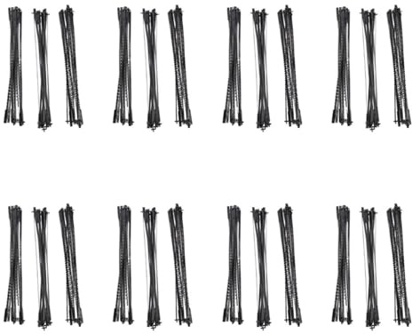 Youbones 288 Stück Dekupiersäge Scrollen Blätter 127 mm Kohlenstoff Stahl Laubsäge Blätter mit Kreuz Stift 15/18/24 Zähne Standard Schnitt Säge Blätter