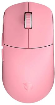 Ninjutso Sora V2 Mouse da gaming wireless 8K, leggero (39 g) – Sensore AIMNINJA, 26.000 DPI, ricevitore SnappyFire 8K incluso, Policarbonato, Rosa