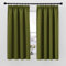 PONY DANCE 54 inch Drop Blackout Curtains - Pencil Pleat Window Covering for Noise Reducing Light Blocking Short Thermal Drapes Panels for Bedroom Shade, W46 X L54, Olive