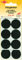 Kleiber 520-02 Filzgleiter Ø28mm, selbstklebend, Polyester, schwarz, 2,8 x 2,8 x 0,3 cm