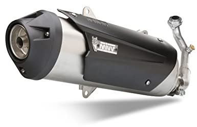 Mivv C.KY.0014.K KYMCO XCITING 500 2005/2014 KOMPLETTANLAGEN 1X1 EDELSTAHL