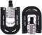 Tong Yue Klappbare Fahrradpedale aus Aluminiumlegierung, flache Plattform, 9/16 Zoll, schwarz