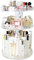 SLHEQING Organizer Trucchi, Porta Trucchi Rotante a 360°, Multifunzione Porta Trucchi Organizer da Bagno, Acrilico Organizer Profumi
