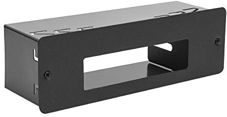 PNI PNI-DIN61 Mounting Housing 1DIN Compatible with Albrecht 6110, CRT One, Yosan Micro, black