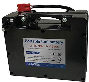 24V 24Ah 7S8P Li-ion batterie Dédié aux fauteuils électriques Batterie au plomb remplaçable 240 * 190 * 115mm
