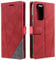 SONWO Coque pour OnePlus 9 Pro, Etui en Cuir PU Portefeuille Housse Fermeture Magnétique und Flip pour OnePlus 9 Pro, avec Fermeture Magnétique, Rouge