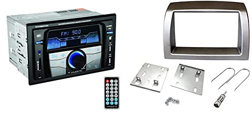 Majestic SV 517 RDS BT DAB Autoradio FM stereo DAB+ bluetooth, Doppio DIN, ingressi USB/SD/AUX-IN & Sound-way Kit Installazione Autoradio, Mascherina 2 DIN, Adattatore Antenna
