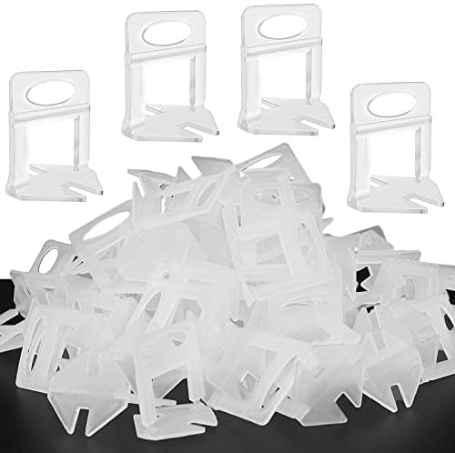 SDLDEER Tile Leveling System 1.5mm, 500 Pcs Tile Spacers New Upgrade Tiles Leveler Spacers Clips for Floor and Tile Wall Installation