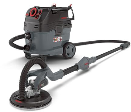 MENZER Dustfree Sistema di Levigatura a Secco Senza Polvere con LHS 225 PRO VARIO + VCM 530 PRO