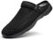 Femmes Sabots Hommes Mules Respirant Chaussures de Jardin Sport Pantoufles Piscine Sandales D'Été Chaussures, Noir, 43 EU