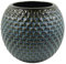 Leaf Cache-Pot d'intérieur en céramique 12,5 cm Bleu