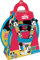 Disney Set Pappa 5 pezzi azzurro e rosso in plastica Topolino Mickey Mouse piatti bicchiere posate