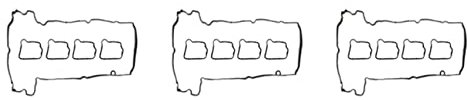 LIVERSTIGER 3 x Ventildichtung Ventildeckeldichtung 2710161221 für – S204 W204 C204 W212 A207 C207 S212 R172