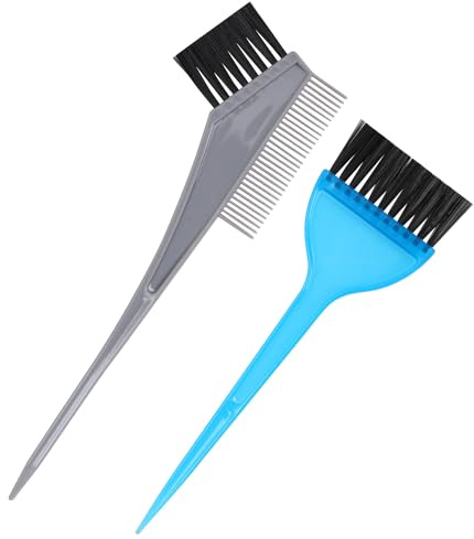 Acooruiteng Hair Dye Brush Professional Hair Color Brush Soft Dye Brush Reusable Hair Coloring Brush Durable Hair Color Brushes for Students Women Salon Use Home DIY Dyeing(2 Pcs)