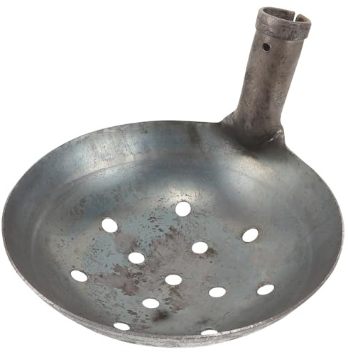 Pelle à Trous en Fer, Grosse Capacité, pour Boues et Drain | Design Ajouré, Accès Facile aux Zones Difficiles, Usage Maintenance et Construction, Outil Professionnel