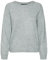 VERO MODA Damen VMDOFFYSHINE LS O-Neck Blouse REP NOOS Strickpullover, Balsam Green/Detail:W. Silver Lurex, Medium