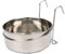 Sharplace Gamelle pour Chien, Caisse à Eau, Pratique pour friandises pour Chien, Niche pour Chien, Bol Suspendu pour Cage à Chien, Petits et Moyens Chiens, Diamètre 18CM