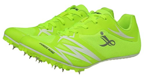 Leichtrit Zapatillas Deportivas con Clavos De 7 Clavos,Zapatos con Clavos para Atletismo,Zapatillas De Pista Y Campo para Hombre,Pista Y Campo Zapatillas De Correr con Clavos para niños y niñas