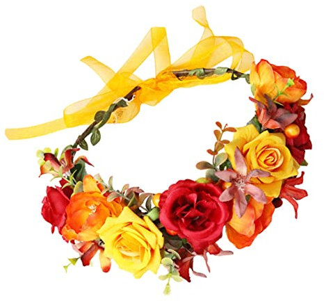 Vaguelly Decorative Headband Für Frauen Vintage Haaraccessoire Mit Kunstrosen Für Braut Hochzeit Und Besondere Anlässe Leicht Und Komfortabel Zu Tragen