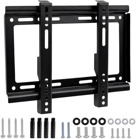 TV Wall Mount Bracket for Most 14-42 inch LCD/LED/OLED Curved Monitor and Plasma Heavy Duty TV Bracket