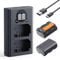 K&F Concept NP-FZ100 2600mAh Battery and Charger Set, Compatible With A7iii Battery A7 III, A7iv, FX3, FX30, A6600, A7C, A6700, A7RIV, A7Siii, ZV-E1, ZV-E10ii, Alpha 9 II, A9S Cameras
