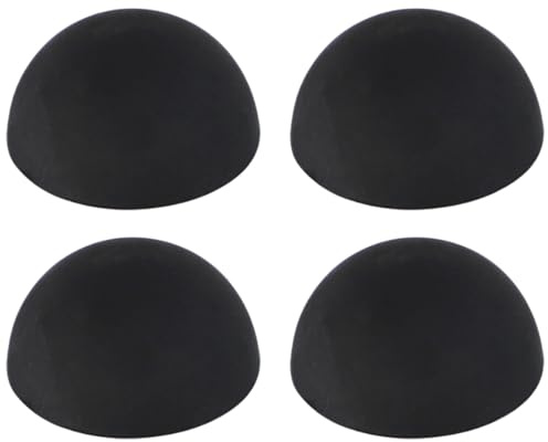 Adhesive Silicone Feet - 4X Hemisphere Pads, 0.78in Subwoofer Isolation, Long Lasting Synthetic Accessory Unit Set, for Noise Reduction Audio Equipment Task Box Unit Item Kit Tray Piece Case