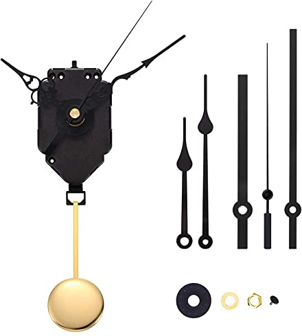Laadthern DIY Pendel Uhr Bewegungs Mechanismus mit 3 Paaren Verschiedenen Zeigern Quarz Reparatur Welle Wand Uhr Satz Teile Ersetzen