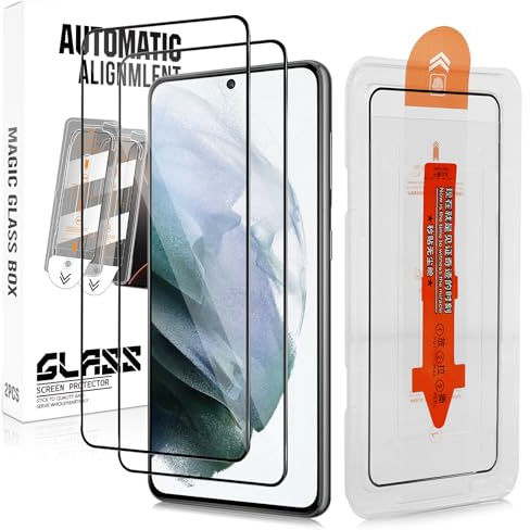 LiiLaa für Samsung Galaxy S21 5G für Panzerglas mit Auto-Installation