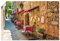 ARTLAND Wanddeko Poster & Kunstdrucke Wandposter 60x40 cm Toskana Italien Stadt Altstadt Restaurant Urlaub Sommer Mediterran T3RI