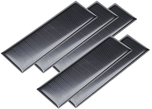sourcing map 5Pcs 6V 90mA Poli Mini Módulo De Panel Solar De Bricolaje Juguetes Teléfono Cargador 120mmx38mm